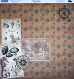 7Gypsies Maritime Collection Boussole Paper