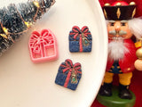 Christmas Gift Clay Cutter, Christmas Present Polymer Clay Cutter, Christmas Earring Cutter, Gift Box Cookie & Fondant Cutter