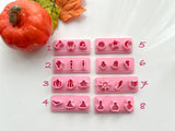 Bookshelf Filler Halloween Micro Cutter Collection Polymer Clay  Cutter • Fondant Cutter • Cookie Cutter