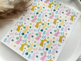 Easter Themed Easter Bunny  Water Transfer | Magic Transfer | Water Soluble Image Transfer for Polymer Clay