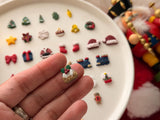 Christmas Stud Polymer Clay Cutter, PLA 3D Printed, Holiday Earring & Charm Making