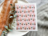 Halloween Themed Water Transfer | Magic Transfer | Water Soluble Image Transfer for Polymer Clay