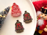 Christmas Train Polymer Clay Cutter, PLA 3D Printed, Festive Earring Charm Maker