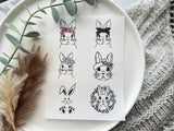 Easter Themed Easter Bunny  Water Transfer | Magic Transfer | Water Soluble Image Transfer for Polymer Clay