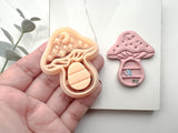 Mushroom Bookcase Polymer Clay Cutter • Clay Cutter