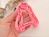 Big Sweater Coaster Trinket Cutter, Sweater Polymer Clay Cutter, Coaster / Trinket Dish Cutter, Christmas Ornament Cutter, Cookie & Fondant