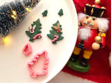 Christmas Tree Polymer Clay Cutter, PLA 3D Printed, Festive Earring Charm Maker