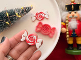 Christmas Lolly Clay Cutter, Polymer Clay Earring Charm Maker (PLA)