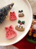 Christmas Fruit Cake Clay Cutter, Polymer Clay Earring Maker (PLA)