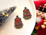 Christmas Train Polymer Clay Cutter, PLA 3D Printed, Festive Earring Charm Maker
