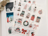 Christmas Theme Water Transfer | Magic Transfer | Water Soluble Image Transfer for Polymer Clay