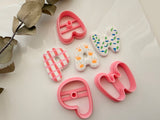 Bubble Letter Alphabet Shaped Polymer Clay Cutter • Clay Cutter • Cookie Cutter • CS-M (Copy)