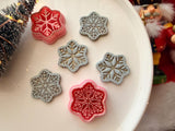 Christmas Snowflake Clay Cutter, PLA Polymer Clay Earring Charm Maker (Multiple Sizes)