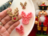 Christmas Reindeer Clay Cutter, Polymer Clay Earring Maker, Holiday Craft Tool
