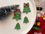 Christmas Tree Polymer Clay Cutter, PLA 3D Printed Earring Mold (Multiple Sizes)