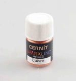 Cernit Sparkling 5g Powder in Metallic Copper