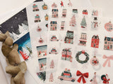 Christmas Theme Water Transfer | Magic Transfer | Water Soluble Image Transfer for Polymer Clay