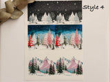 Christmas Theme Water Transfer | Magic Transfer | Water Soluble Image Transfer for Polymer Clay