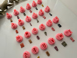 Micro / Mini Alphabet Shaped Polymer Clay Cutter • Clay Cutter • Cookie Cutter • CS-M