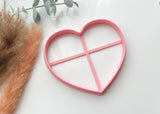 Heart Trinket Dish Cutter | Trinket Dish Clay Cutter | Coaster Polymer Clay Cutter