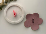 Leaf Polymer Clay Stamp, Leaf Clay Stamp, Line Art Clay Stamp, Earring Making Tool