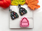Window Bookshelf Halloween Cutter Collection Polymer Clay  Cutter • Fondant Cutter • Cookie Cutter