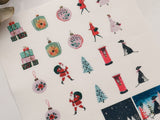 Christmas Theme Water Transfer | Magic Transfer | Water Soluble Image Transfer for Polymer Clay