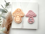 Mushroom Bookcase Polymer Clay Cutter • Clay Cutter