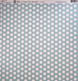 Canvas Corp Blue & Ivory Dot Reverse