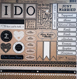 Canvas Corp I Do Sample on Kraft Paper