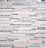 Canvas Corp Baby Girl Quotes on Ivory