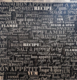 Canvas Corp Black & Kraft Bon Appetit Reverse