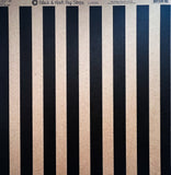 Canvas Corp Black & Kraft Big Stripe Paper