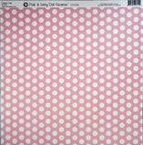 Canvas Corp Pink & Ivory Dot Reverse Paper