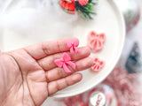 Christmas Ribbon Bow Polymer Clay Cutter