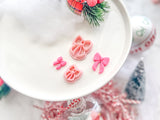 Christmas Ribbon Bow Polymer Clay Cutter