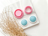 Circle Bezel Cutter Set (2pc set) | Circle Setting Shape Set Polymer Clay Cutters