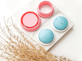 Circle Bezel Cutter Set (2pc set) | Circle Setting Shape Set Polymer Clay Cutters