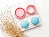 Circle Bezel Cutter Set (2pc set) | Circle Setting Shape Set Polymer Clay Cutters