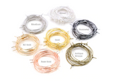 10 Pairs (20pcs) , 20mm/25mm/30mm/35mm, Copper Earring Hoop - Choose your Colour