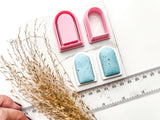 Dome Bezel Cutter Set (2pc set) | Dome Setting Shape Set Polymer Clay Cutters