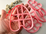 90mm, Bubble Letter Alphabet Shaped Polymer Clay Cutter • Clay Cutter • Cookie Cutter