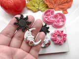 Sun Moon Fall Halloween Cutter Collection Polymer Clay  Cutter • Fondant Cutter • Cookie Cutter
