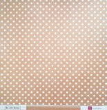 Echo Park Dots & Stripes Peaches & Cream Small Dots Paper