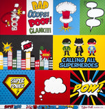 Echo Park Super Hero Journaling Cards Paper