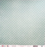 Echo Park Teal Small Dots Paper