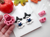 Ghost Witch Halloween Cutter Collection Polymer Clay  Cutter • Fondant Cutter • Cookie Cutter