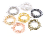10 Pairs (20pcs) , 20mm/25mm/30mm/35mm, Copper Earring Hoop - Choose your Colour