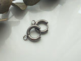 201 Stainless Steel Huggie Hoop Earring Findings, Surgical Pin, Platinum