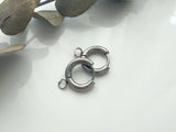 201 Stainless Steel Huggie Hoop Earring Findings, Surgical Pin, Platinum